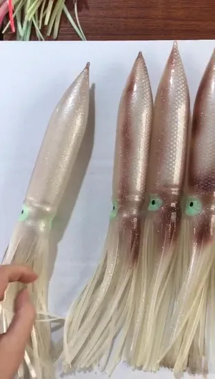 Künstlicher Tintenfisch-Köder, Salzwasser-Oktopus-Trolling-Köder, 12